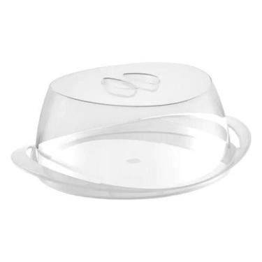 Imagem de Porta bolo grande cores com tampa transparente uz - UZ UD, TRANSPARENT