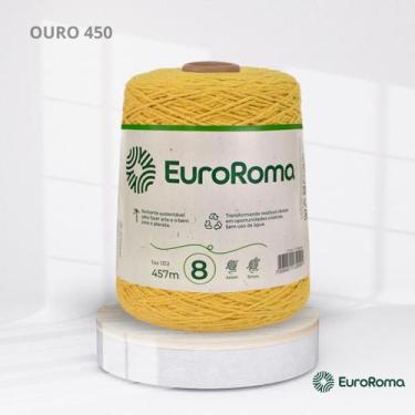 Imagem de Barbante Nº 8 da EuroRoma com 600g, 450 | OURO