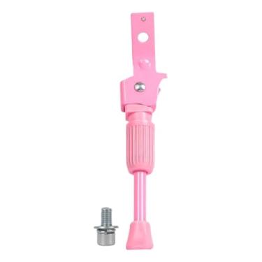Imagem de Mqetly Acessórios para descanso de bicicleta em ferro fundido para suporte lateral de alta resistência, peças de reparo para suporte de pé, suprimentos, Pink 14 Inch