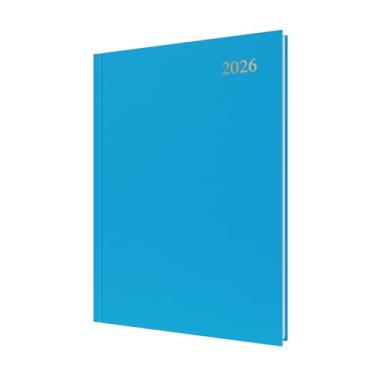 Imagem de Collins - Essencial - Agenda de 12 meses de calendário de 2026, diário a página, capa dura A4 - Azul claro (ESSA41.57-26)