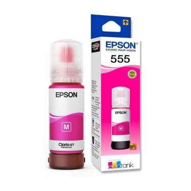 Imagem de Refil Epson 555 Magenta T555 L8180 T555320 Original 70ml