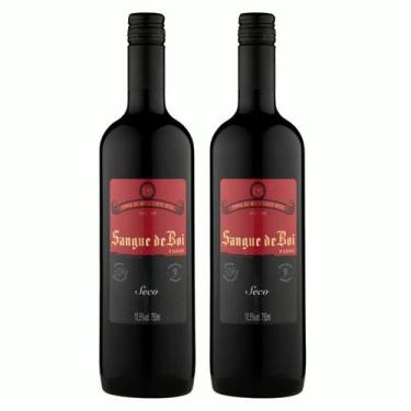 Imagem de Kit 2 Vinho Tinto Seco Sangue de Boi 750ml - Serra Gaúcha