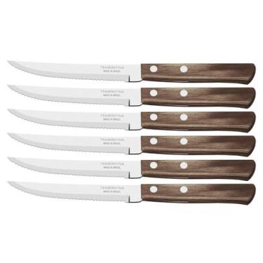 Imagem de Conjunto de Facas para Churrasco Polywood Tramontina com 6 Peças em Aç
