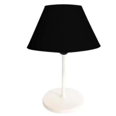 Imagem de Luminária de Mesa Abajur Cúpula Injetada para Escritório Quarto Recepç