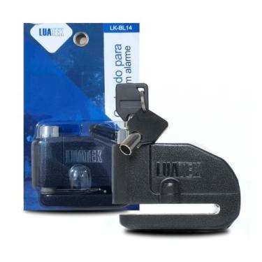 Imagem de Cadeado Trava Com Alarme Para Motocicletas Bicicleta Scooter - Luatek,