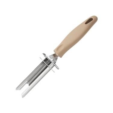 Imagem de SiaBiced Ferramenta de descaroçamento de maçã, utensílio de cozinha portátil ergonômico, removedor de caroços de frutas ajustável para festa no escritório,