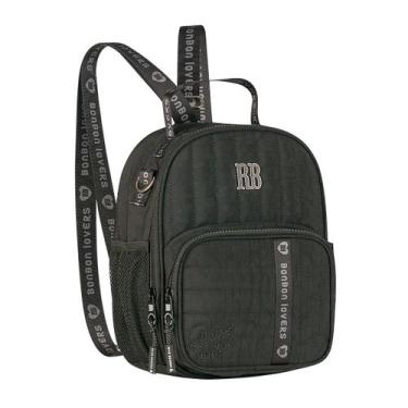 Imagem de Lancheira Bolsa Transversal Térmica Rebecca Bonbon Meninas, Preto