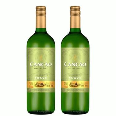 Imagem de Kit 2 Vinho Branco Suave Canção 750ml - Serra Gaúcha