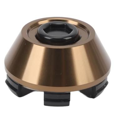 Imagem de QANYEGN 64 mm 63mm 61mm Centro de roda Tampa de tampa do cubo, tampas do cubo central roda do carro, Snaps de plástico ABS na tampa central do cubo roda do carro para carros (Cobre)