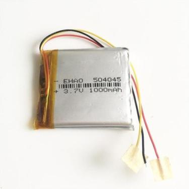 Imagem de Bateria 3.7v 1000 Mah 5mm X40mm X45mm 3 Fios 504045 - bgb