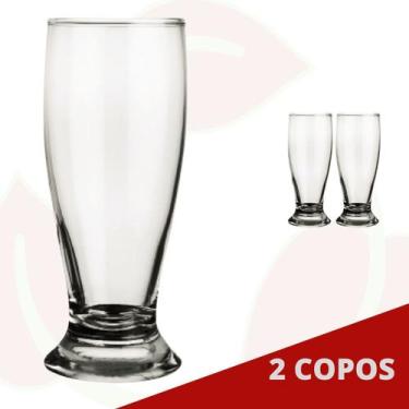 Imagem de 2 Copo de Vidro Tulipa Chopp 200ML Nadir Cerveja Drink - NADIR FIGUERE
