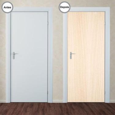 Imagem de Adesivo Decorativo de Porta - Madeira - 150pt - Allodi