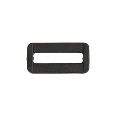 Imagem de Regulador de Alça 3,5cm Retangular Plástico Preto Para Mochila 10 Unid