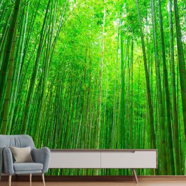 Imagem de Papel de Parede Floresta Bambu Paisagem Sala Painel - 091pcp - Allodi