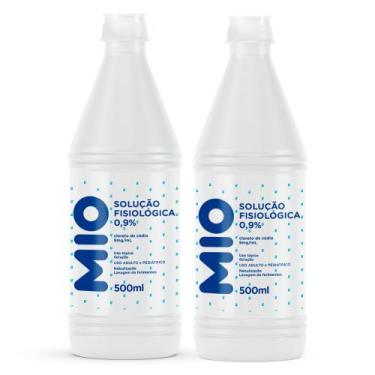 Imagem de Kit 2 Soro Fisiológico 0,9% Mió com 500ml