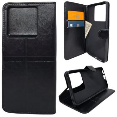 Imagem de Capa Carteira Para Xiaomi Poco X6 (Tela de 6.67) - Han'ei, Preto