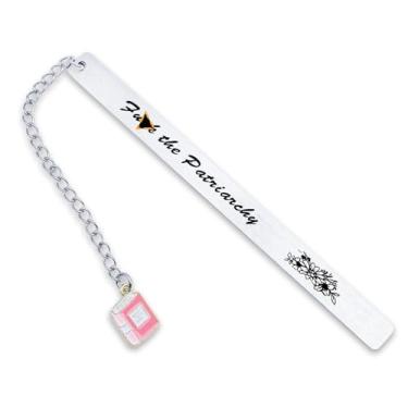 Imagem de Marcador de livro feminista para mulheres, meninas, ativistas dos direitos das mulheres, inspiradoras para meninas, poder, o patriarcado, presente para irmãs, amigas, livros, aniversário, Natal, meias