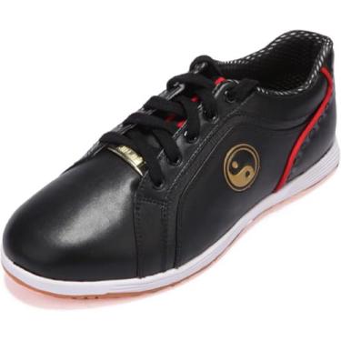 Imagem de Sapatos De Kung Fu Sapatos De Tai Chi Sapatos De Artes Marciais Sapatos De Taekwondo Respiráveis Tênis De Treinamento, Black, 39 EU