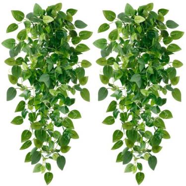 Imagem de Plantas artificiais suspensas Sggvecsy Fake Ivy Vine 4 unidades