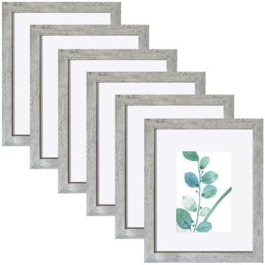 Imagem de Porta-retratos SESEAT Light Grey 20x25cm Conjunto de 6