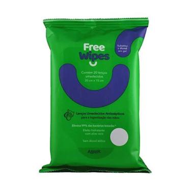 Imagem de Lenço Umedecido Antisséptico Free Wipes 20 - un