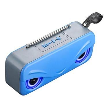 Imagem de Criativo com antena de rádio Bluetooth Speaker levou presente colorido