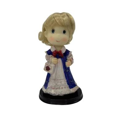 Imagem de Mystic Romace Vintage Style Collectible Doll Figurine, Victorian Style, Decorative Shelf Figurine Gift for Girls, Home Décor, Doll Lovers & Collectors (Dark Blue)