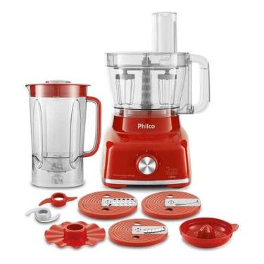 Imagem de Philco Multiprocessador PMP1600 9 em 1 potência de 1400W cor vermelho,