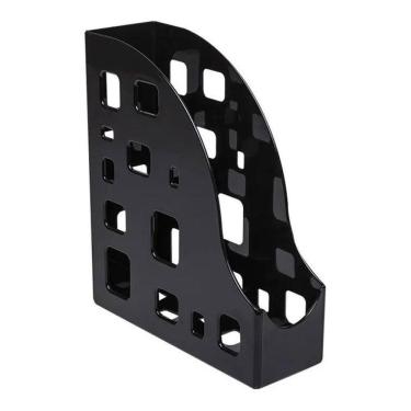 Imagem de 2X Porta Revista Pasta Caderno Preto Dello Organizador