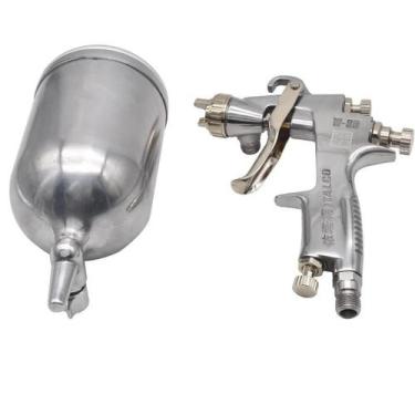 Imagem de Mini Pistola De Pintura HVLP Com Bico De 1.0mm E Copo De 300ml Para Re