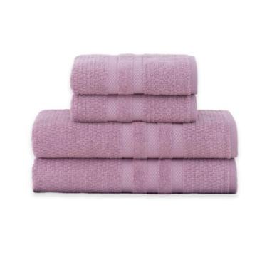 Imagem de Jogo toalha de banho gigante 4 peças vanilla - buddemeyer, Rosa 1665