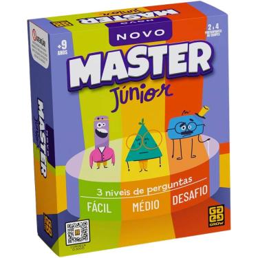Imagem de Jogo de Tabuleiro e Cartas Novo Master Júnior Grow