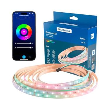 Imagem de Fita LED Tramontina Smart RGB 3 Metros Controle por App e Assistente d