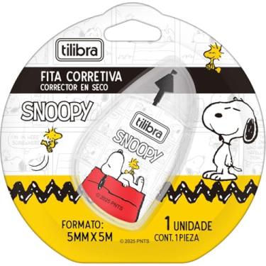 Imagem de Tilibra - Corretivo em Fita 5mmx5m Snoopy - Blister com 1 Unidade