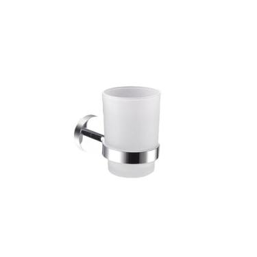 Imagem de Acessórios para banheiro cromados, toalheiro de aço inoxidável, porta-papel, anel para toalha, porta-copos, suporte para escova de vaso sanitário, pingente de ferragens, porta-copos