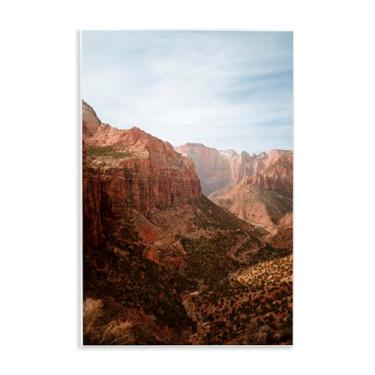 Imagem de Stupell Industries Arte de tirar o fôlego Zion Canyon View Wall Plaque, design por Jade Sharp Photo, 15 x 10