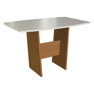 Imagem de Mesa de Jantar 137cm 6 Lugares Multimóveis Cr50214 Freijó/off White