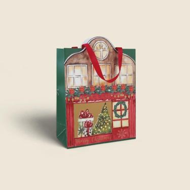 Imagem de Sacola Merry Christmas 26x32cm - A\CASA