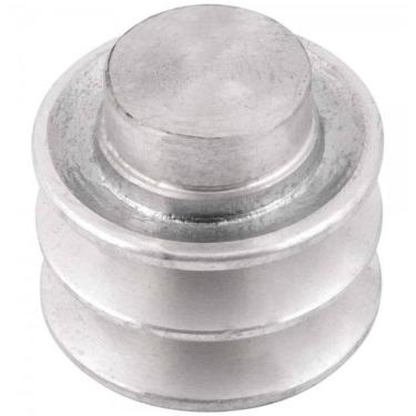 Imagem de Polia Alumínio 60mm 2 Canais Perfil A - Vonder