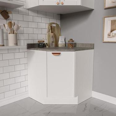 Imagem de Balcão de Canto Oblíquo com Tampo Arizona CabeCasa MadeiraOriginals - 