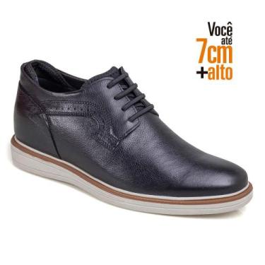 Imagem de Sapato Social Alth Boston Masculino Aumenta Altura Rafarillo, Preto, 4