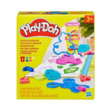 Imagem de Brinquedo Infantil Play-Doh Massinha de Modelar Brincar e Aprender c/ 