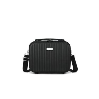 Imagem de Frasqueira de Viagem Maleta Necessaire Mala De Mão Bordo (Preto)
