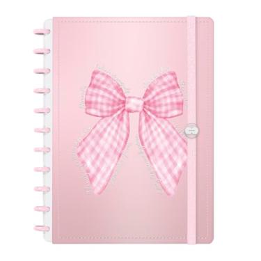 Imagem de Caderno De Disco Iscool Inteligente G Coquette Candy Pop Laço Vichy