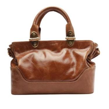 Imagem de Bolsa Arezzo Tote Couro Natural Média Metais Feminina-Feminino
