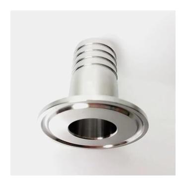 Imagem de WWECCQIJ Mangueira de 10 mm x 3,8 cm Tri Clamp SUS 316L Aço Inoxidável Tri-Clamp Acoplador Encaixe de Acoplador