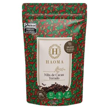 Imagem de Nibs de Cacau Puro Haoma 200g Zero Glúten Vegano-Unissex