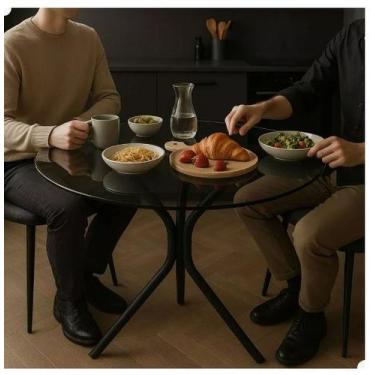 Imagem de Base Pe De Mesa De Jantar Quadrada Redonda Vidro MDF Granito - Conveni