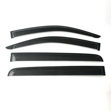 Imagem de GRJQRKHZ Defletor de janela lateral do carro para c&hevrolet Trailblazer 2016-2020 Weathershied viseira de porta vento sol proteção chuva janela lateral defletores de vento