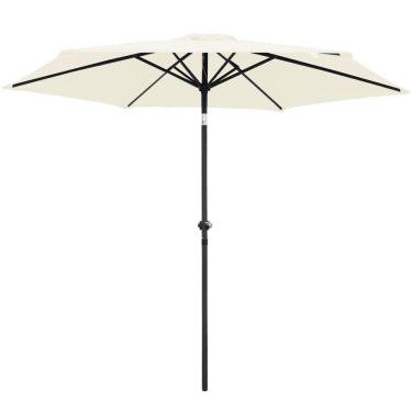 Imagem de Ombrelone Central Articulado de Alumínio 2,70 metros com Manivela Importway IWOBCA-270